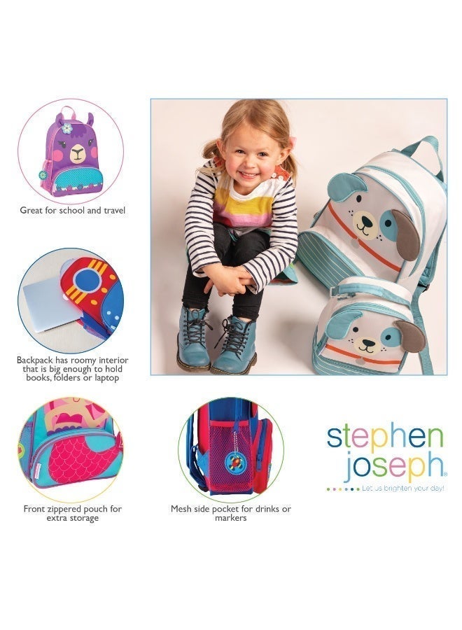 Stephen Joseph Sidekick Backpack Pink Cat - Image 4