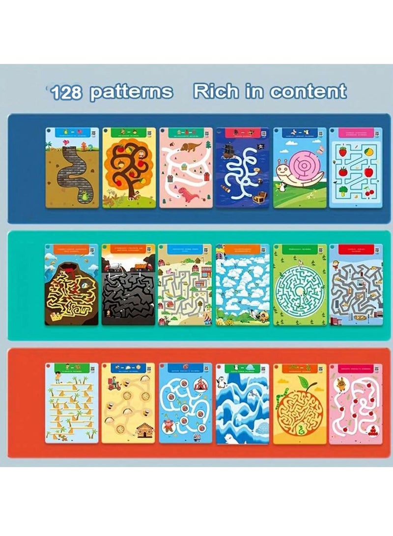 Ultimate Maze Puzzle Book for Kids – 128 Unique and Engaging Mazes Designed to Boost Focus, Sharpen Cognitive Skills, and Inspire Creative Problem-Solving, Reusable Activity Book for Ages 3-8, Perfect for Early Learning and Skill Development  - Image 4