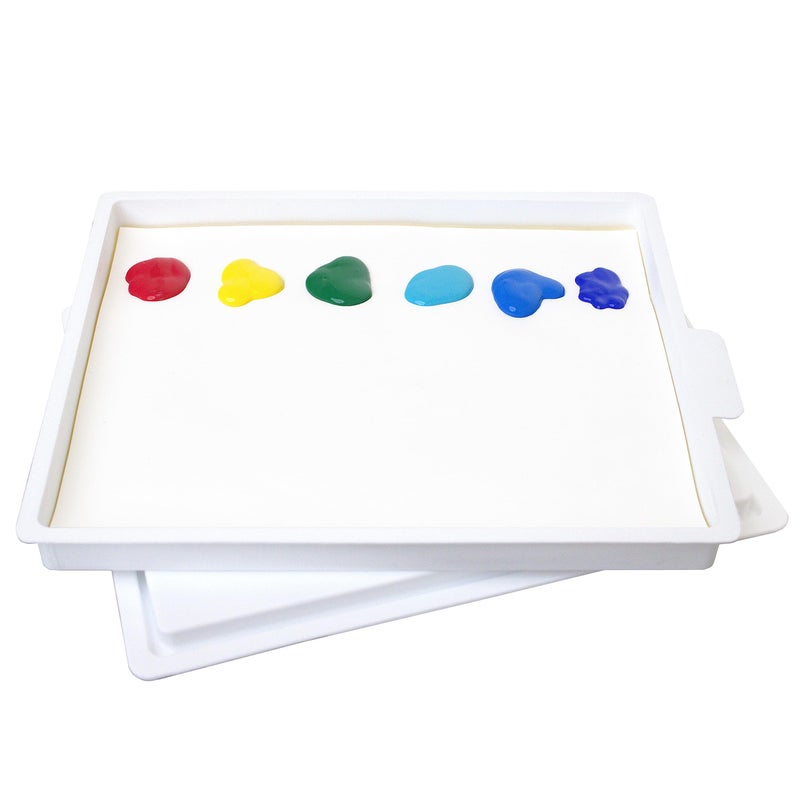 Masterson Sta-Wet Handy Palette Bundled Set, with 30 Acrylic Paper Refill Sheets, 8.5in x 7in Airtight Wet Painting Palette, Keeps Wet Paint Fresh for Days, Made in USA - Image 5