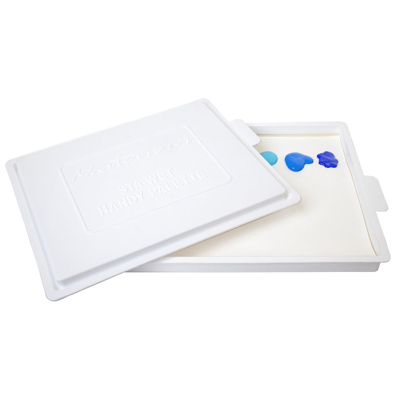 Masterson Sta-Wet Handy Palette Bundled Set, with 30 Acrylic Paper Refill Sheets, 8.5in x 7in Airtight Wet Painting Palette, Keeps Wet Paint Fresh for Days, Made in USA - Image 2