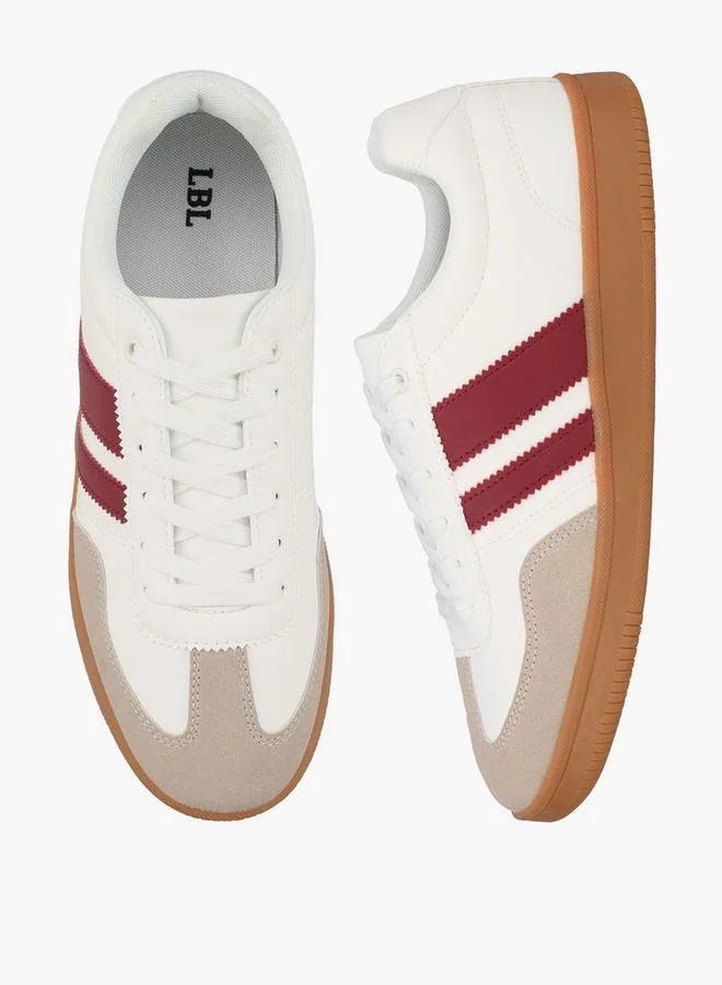LBL By Shoexpress Men Striped Lace-Up Ankle Sneakers