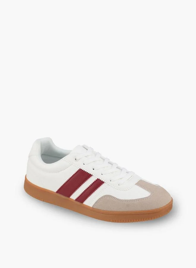 LBL By Shoexpress Men Striped Lace-Up Ankle Sneakers