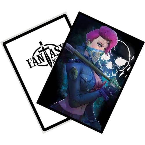 Fantasy North Vincent Vampire Hunter 100 Smooth Matte TCG Trading Card Sleeves Fits Magic MTG Commander Pokemon and Other Card Games Playing Card Sleeves - Image 1