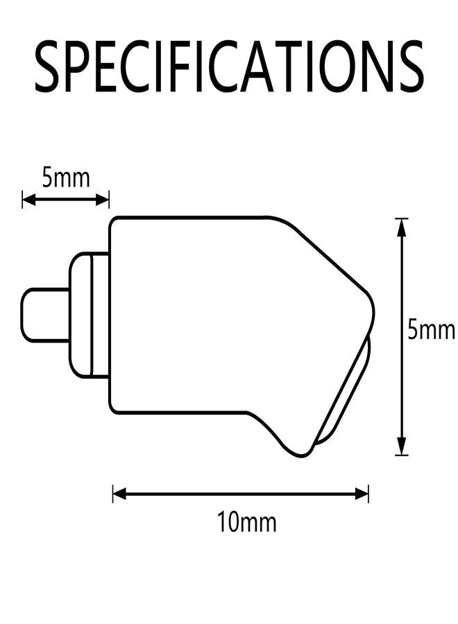 okcsc Adapters for Westone Pro X10-X50 Male to MMCX Cable Compatible for MACH10-80 or Linum BAX T2 Headphones Lossless Sound Quality One Pair of Headphone Converter Transparent - Image 2