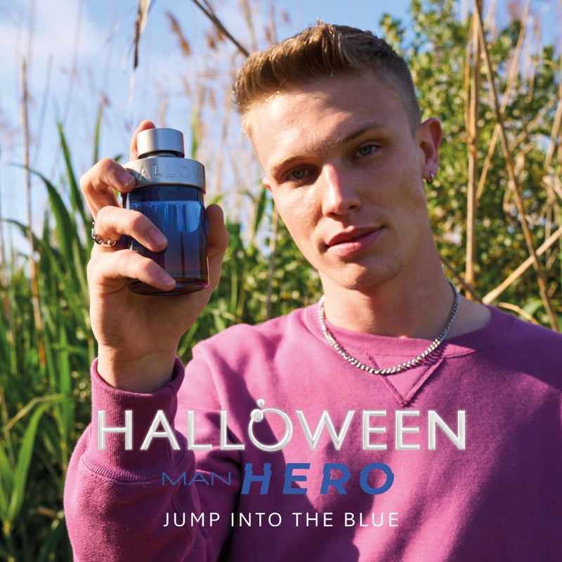 Halloween Man Hero Eau de Toilette for Men. Woody, Aquatic Long Lasting Fragrance with Notes of Lemon, Lavandin and Cashmeran, 4.2 Oz - Image 2