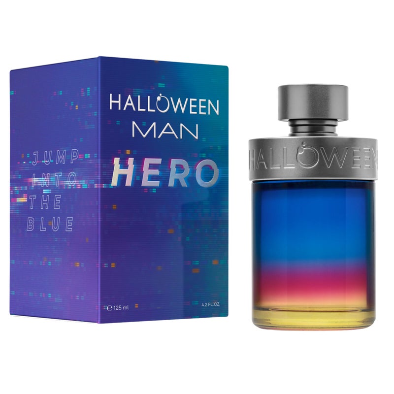 Halloween Man Hero Eau de Toilette for Men. Woody, Aquatic Long Lasting Fragrance with Notes of Lemon, Lavandin and Cashmeran, 4.2 Oz - Image 1