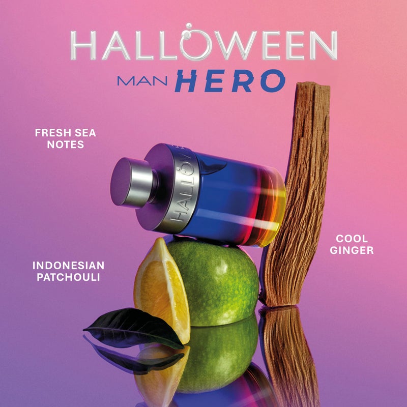 Halloween Man Hero Eau de Toilette for Men. Woody, Aquatic Long Lasting Fragrance with Notes of Lemon, Lavandin and Cashmeran, 4.2 Oz - Image 4