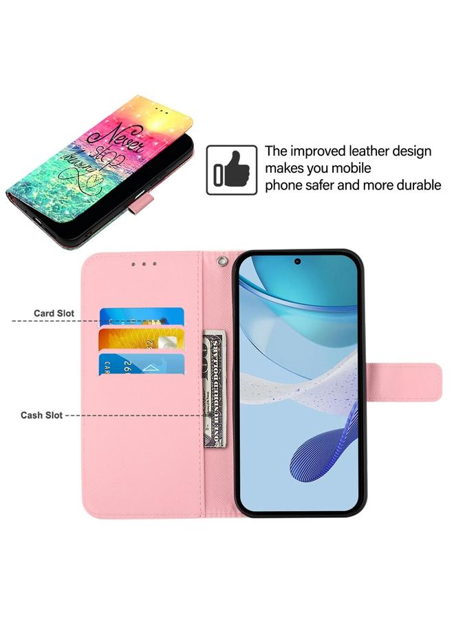 اس-توب جراب لهاتف Realme Note 50 / C51 / C53 / Narzo N53 جراب هاتف جلدي قابل للطي أفقيًا برسومات ثلاثية الأبعاد - Image 4