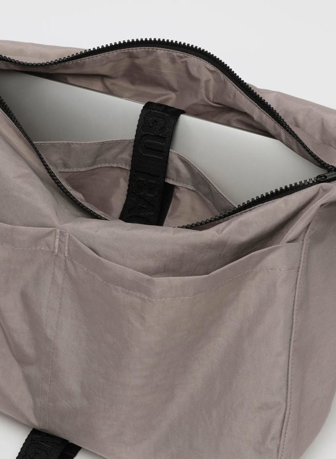 BAGGU Nylon Messenger Bag, Dove - Image 3