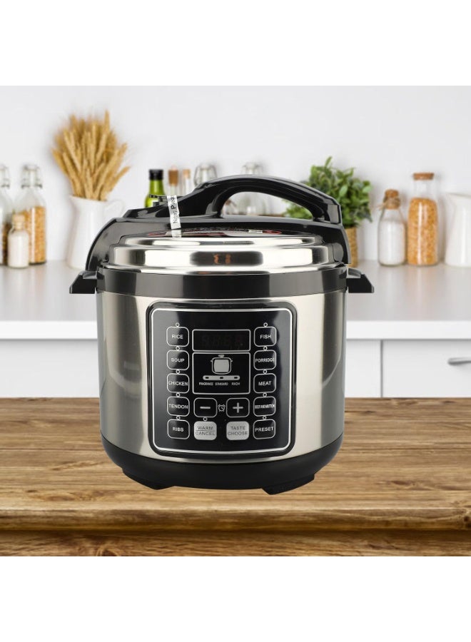 منتقي 5L Electric Pressure Cooker – Smart Multi-Cooker for Rice, Soup, Porridge & More | Instant One-Touch Cooking, Stainless Steel Pot, Energy Efficient - Image 3