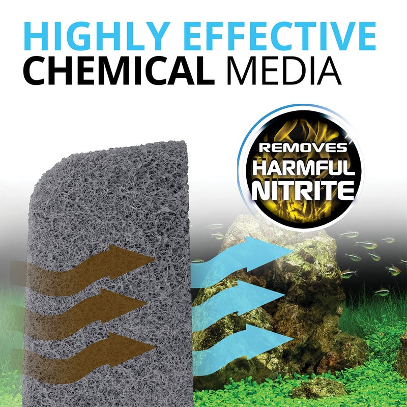 Fluval 307/407 Nitrite Remover Pad, Replacement Aquarium Canister Filter Media, 6-Pack - Image 4