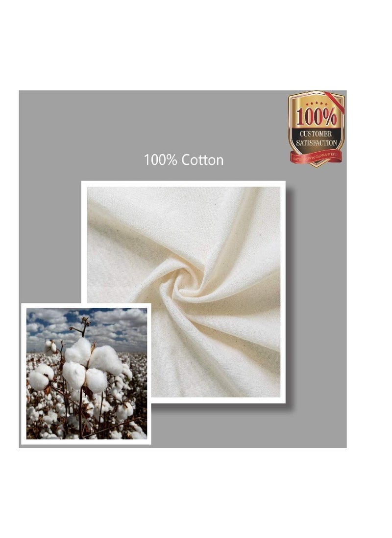 Generic - Tote Bag off White Canvas Cotton 40x35cm - Image 1