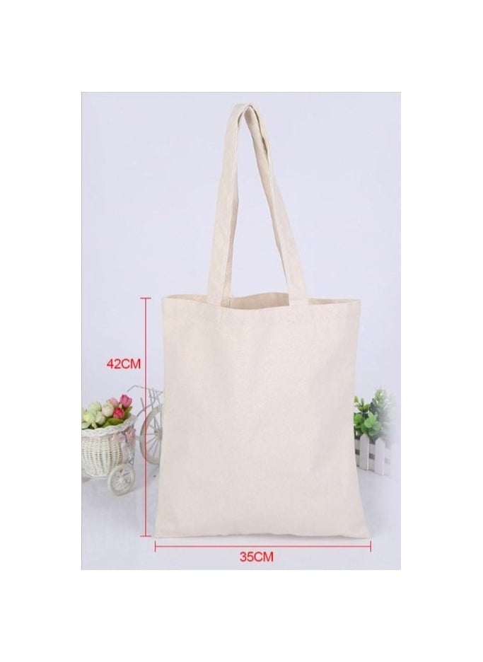 Generic - Tote Bag off White Canvas Cotton 40x35cm - Image 1