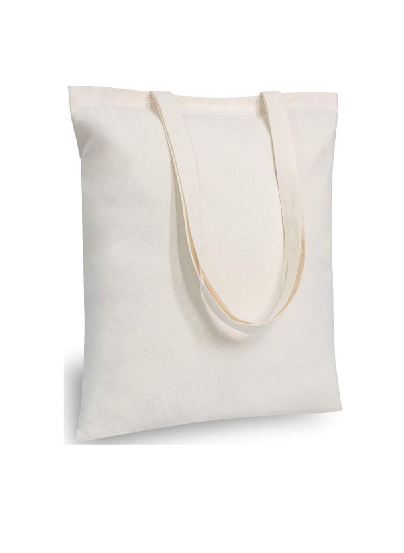 Generic - Tote Bag off White Canvas Cotton 40x35cm - Image 1