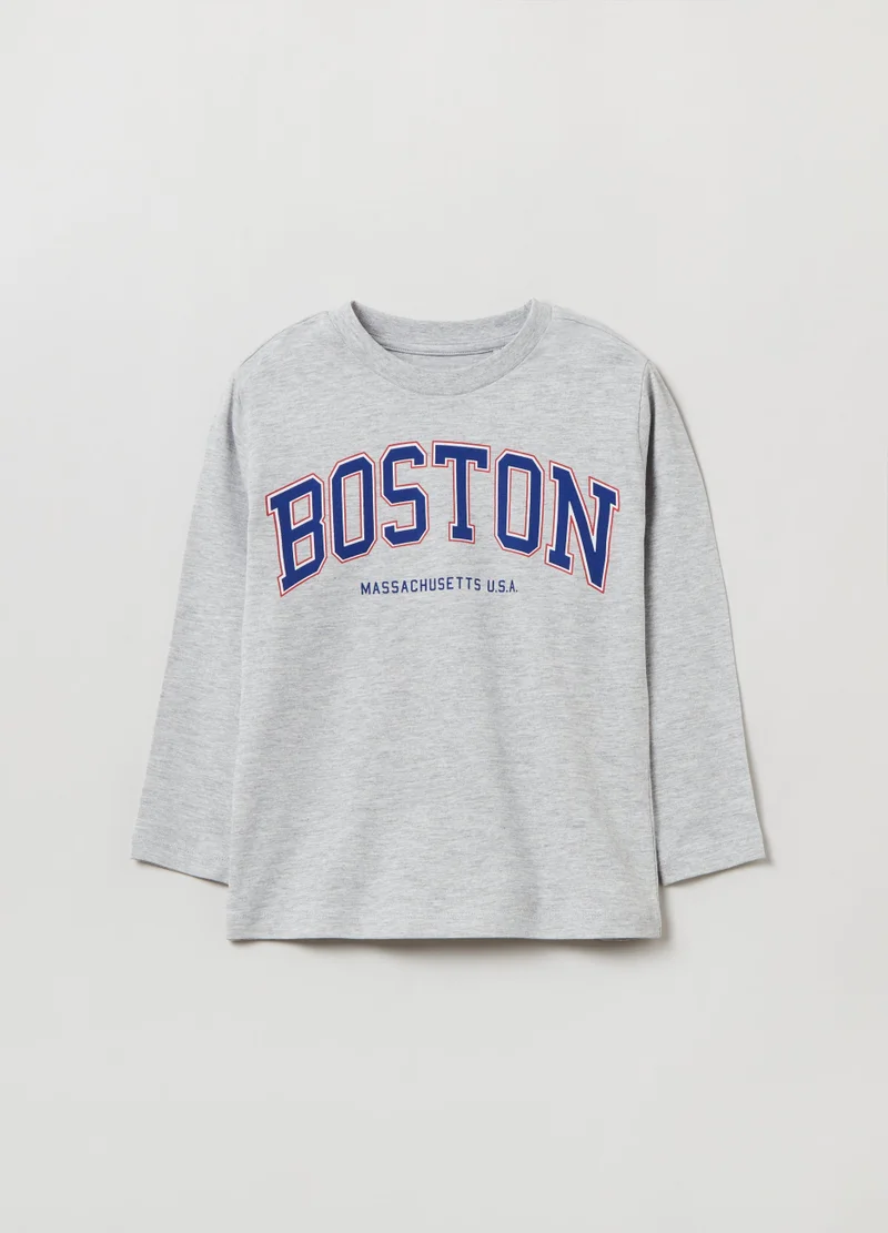 Ovs Long-Sleeve T-Shirt With Print