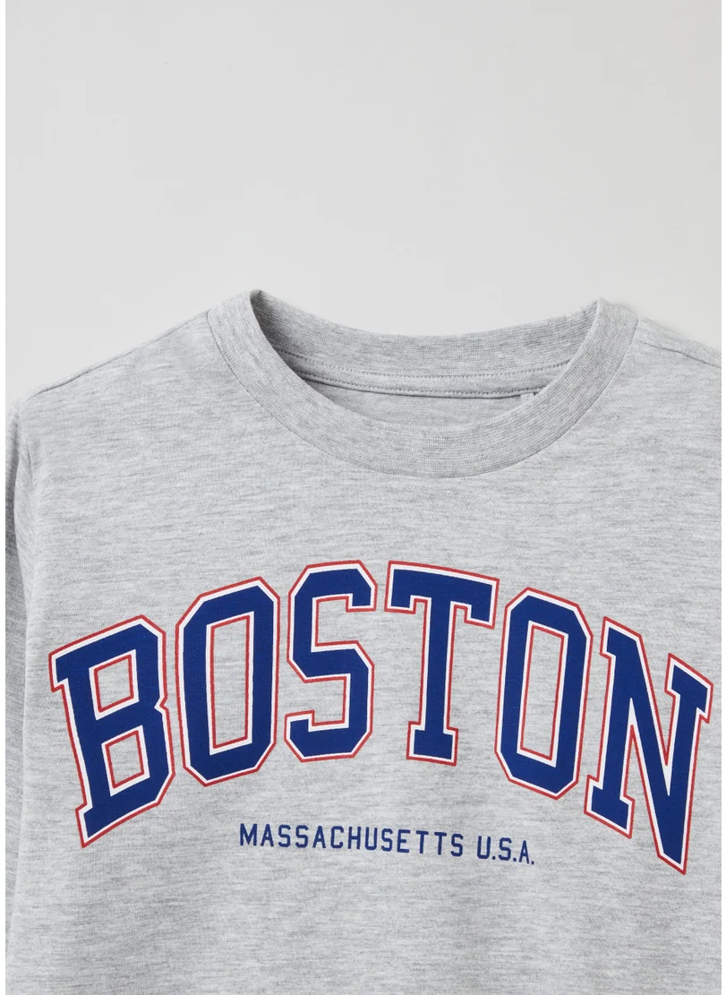 Ovs Long-Sleeved T-Shirt With Print