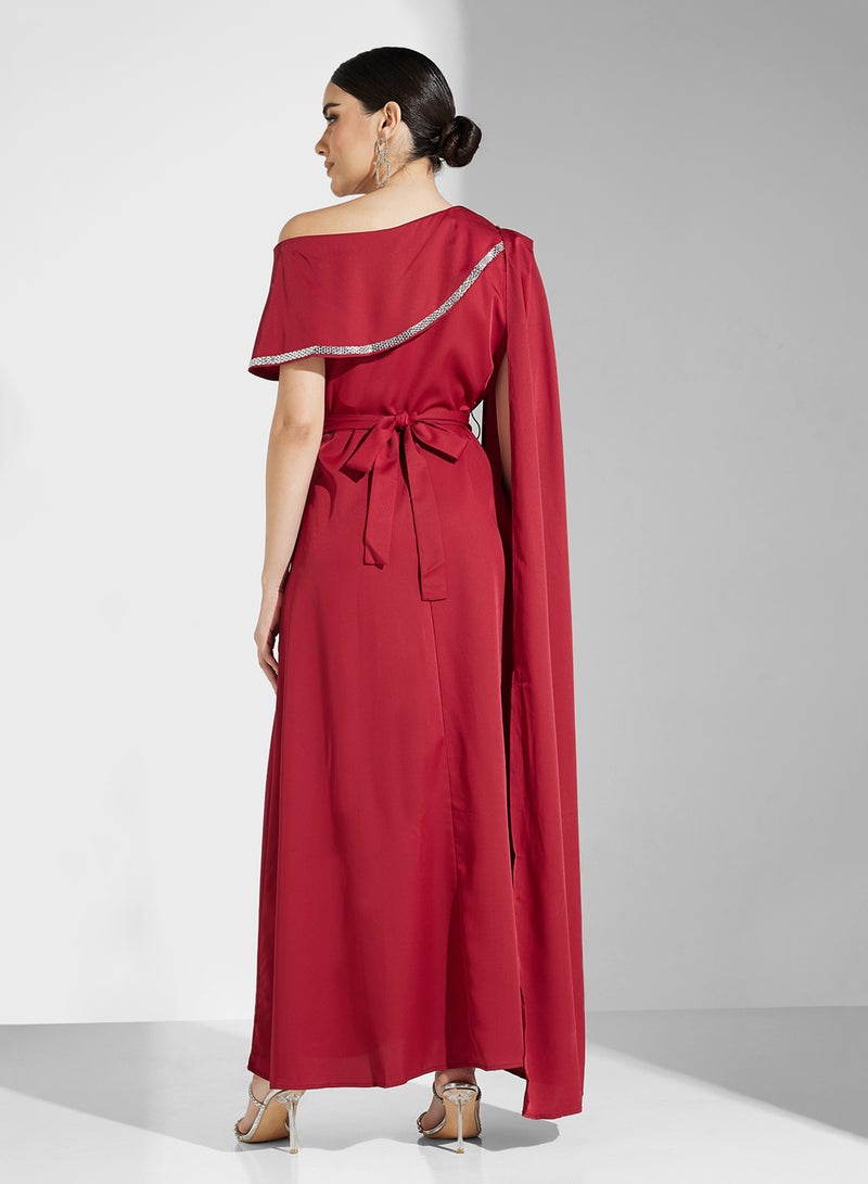 Khizana One-Shoulder Maxi Dress - Image 2