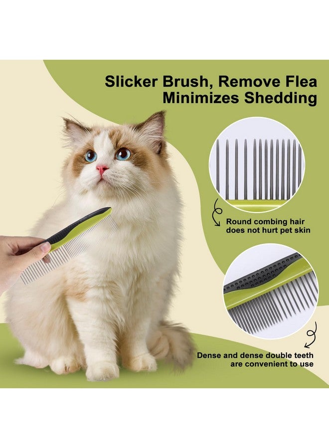 Generic 6 PCS Dog and Cat Grooming Kit, Versatile Tools Including Shedding Brush, Nail Clipper with Nail File, Slicker Brush, Dematting Comb  - Image 4