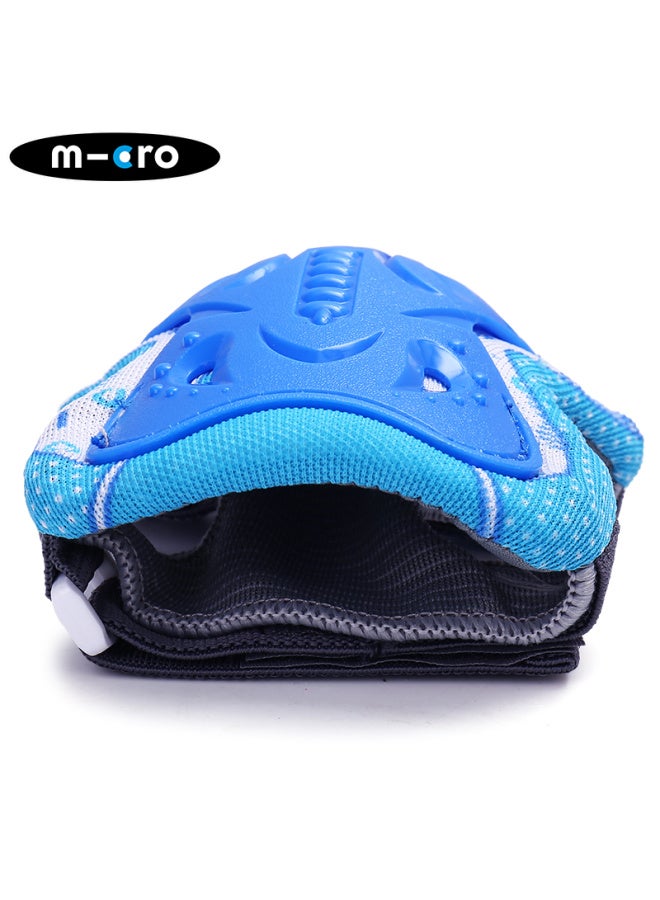 M-cro Roller Skating Protective Gear Complete Set For Children, Including Inline Skates, Skateboard, Helmet, And Protective Gear Package, X8m Blue, Size S - Image 1