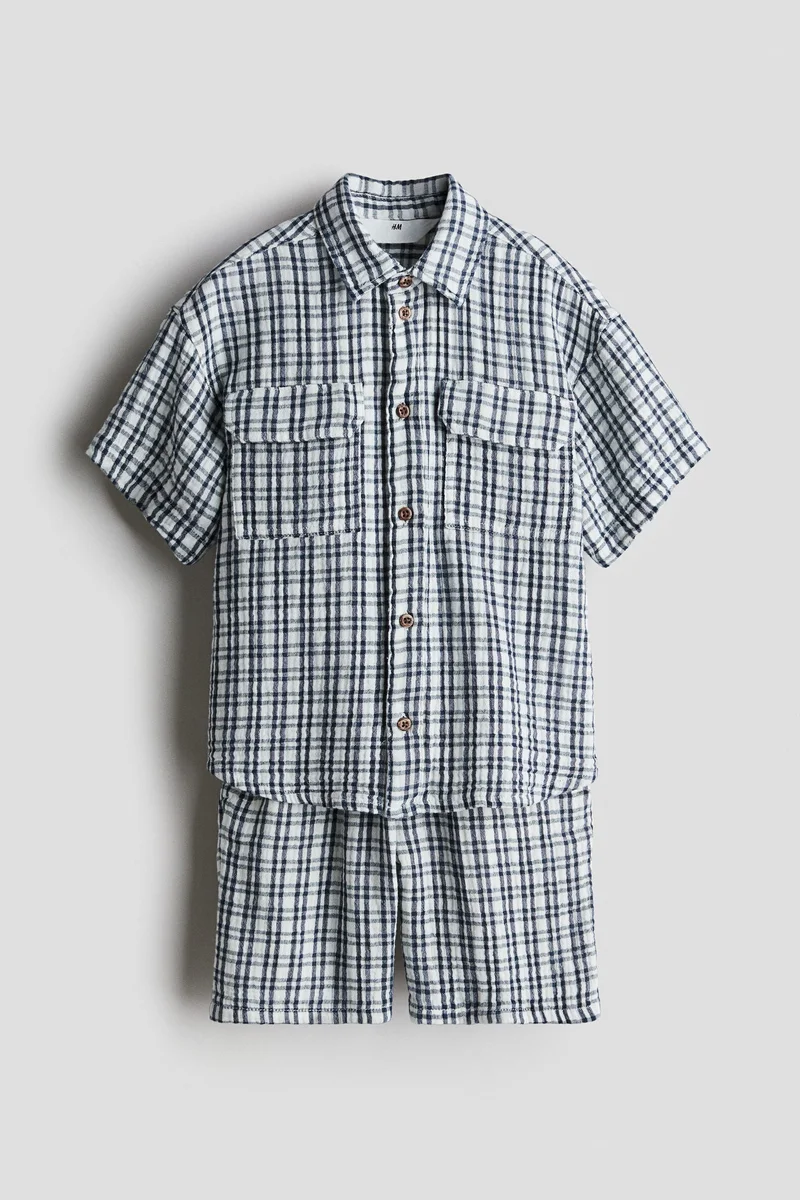 H&M 2-piece cotton muslin set