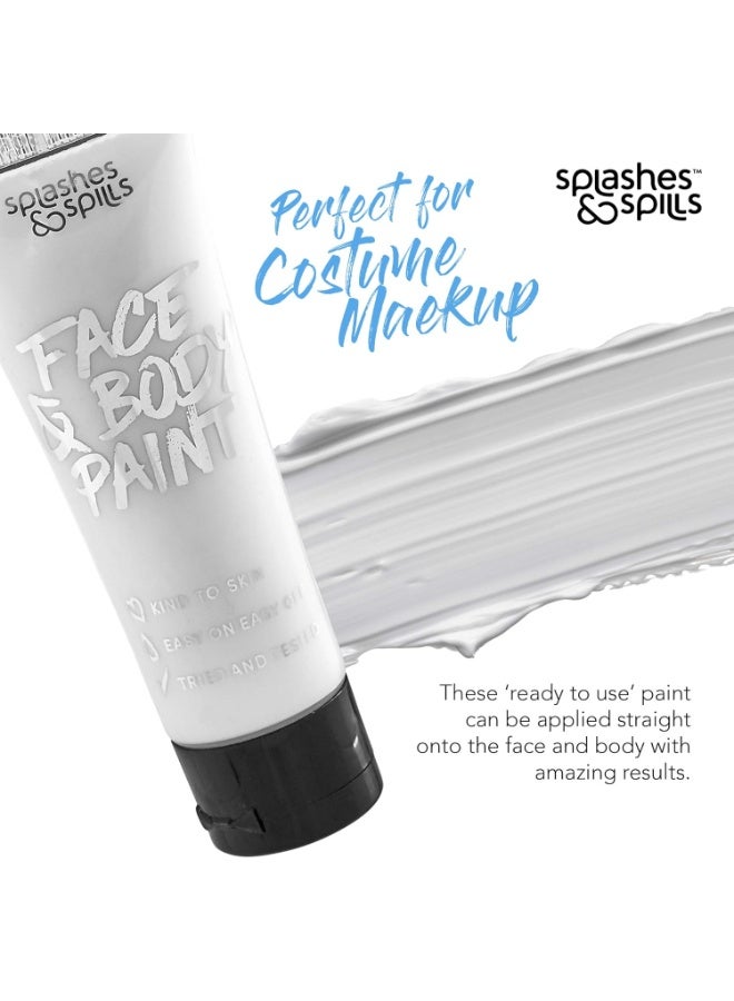 Splashes & Spills Face and Body Paint Cream, 30ml - Pretend Costume and Dress Up Makeup by Splashes & Spills (Red) - Image 2
