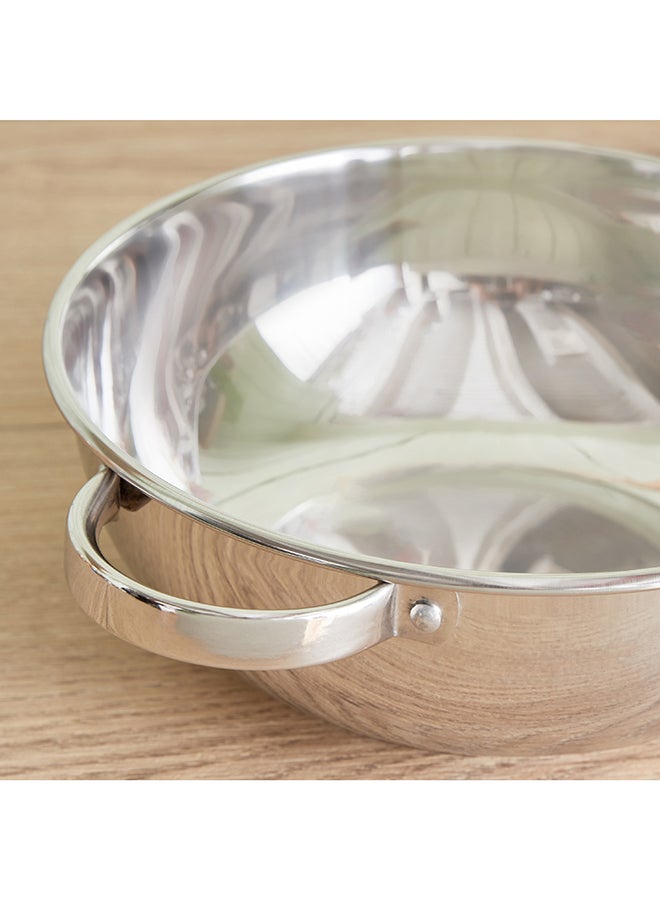 Home Box Stilo Stainless Steel Wok 26 x 9 x 26 cm - Image 3