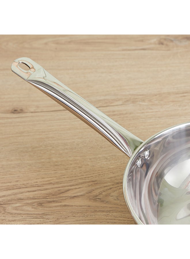 Home Box Stilo Stainless Steel Wok 26 x 9 x 26 cm - Image 2