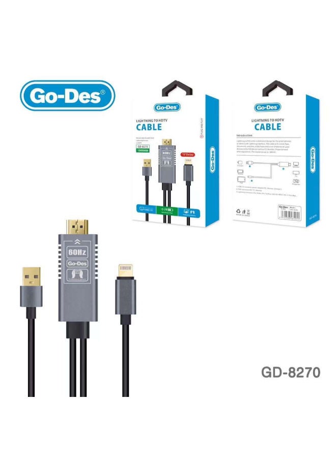 GO-DES HDTV Cable on Lightning GD 8270 - Image 2