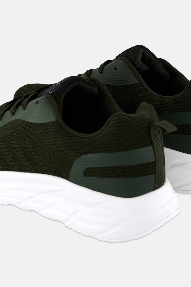 CROSSHATCH أحذية كاجوال للرجال من ليناارت، مزودة بأربطة، زيتوني - Image 2