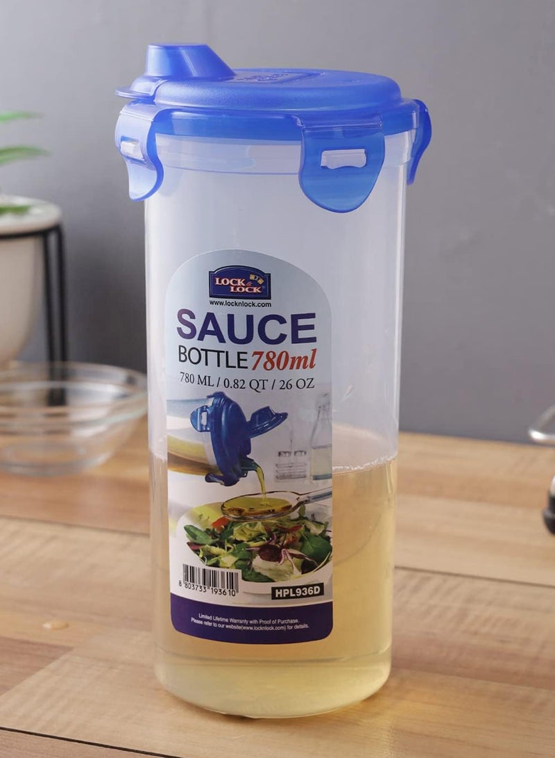 LOCK & LOCK LocknLock Sauce Bottle 780ml Airtight BPA-Free Condiment Container, Large Capacity Dressing & Marinade Container, Easy-Pour Design, Dishwasher Safe Kitchen Storage - Image 3