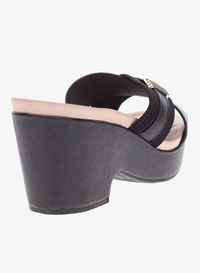 Modare Black Modare Women’s Flat Summer Footwear – Lightweight Slip-On Comfort with Stylish Casual Design for Women | Best Price UAE