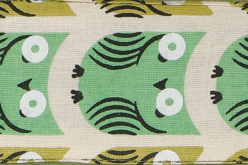 Dekor World Owl Plain Printed Green Napkin Set (Pack of 12) - Image 4