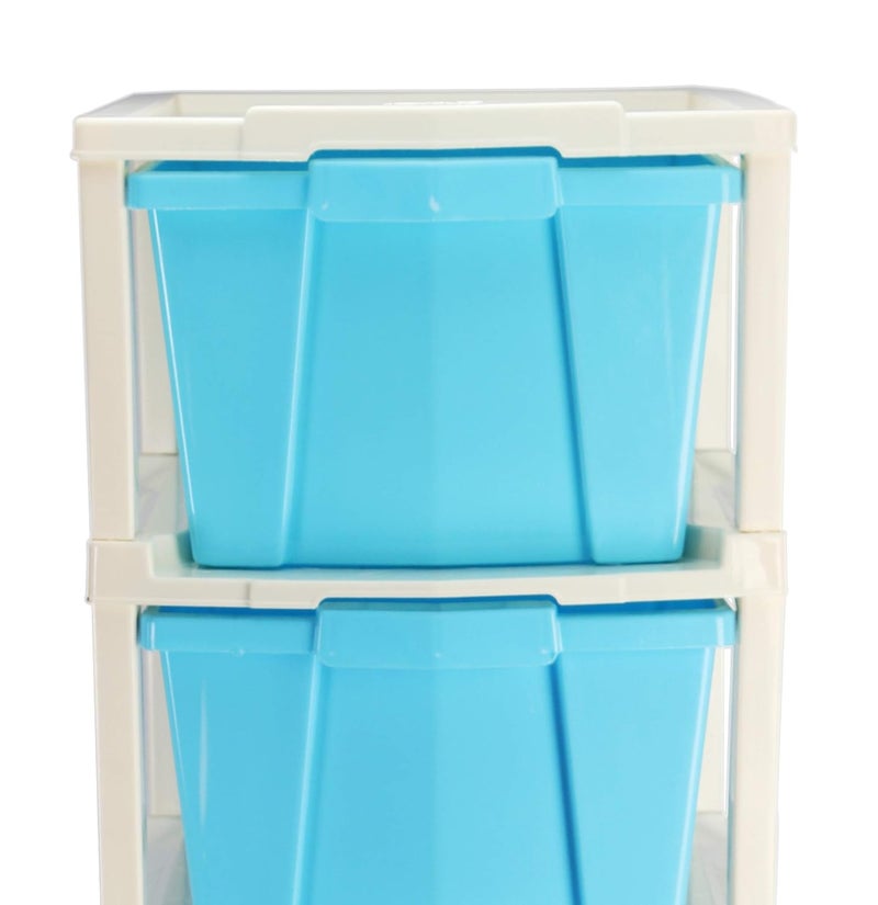 Joyful Studio 5 XlExtra large Modular Drawer made of Virgin Plastic for Home Office Parlor School Doctors Home and Kids Product Dimension 31cmx39cmx98 cm Colour Blue Tedemel - Image 4