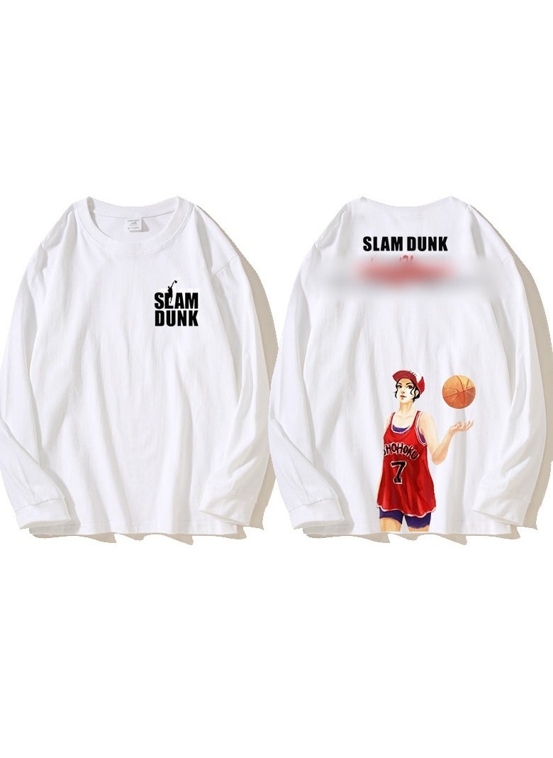 KUYING New Anime Slam Dunk Long Sleeve T-shirt  - Image 1