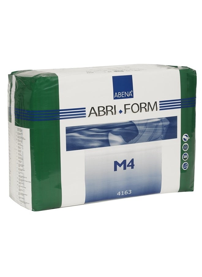 Abena Abri-Form Comfort Plastic-Backed Briefs, Level 4, (Medium To Large Sizes) Medium, 14 Count  - Image 1