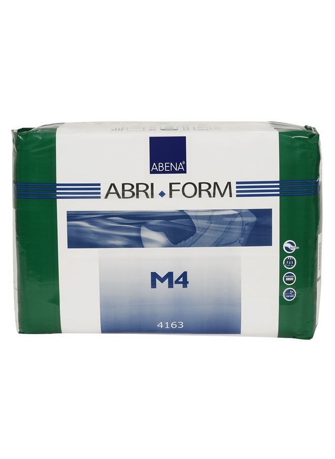 Abena Abri-Form Comfort Plastic-Backed Briefs, Level 4, (Medium To Large Sizes) Medium, 14 Count  - Image 2