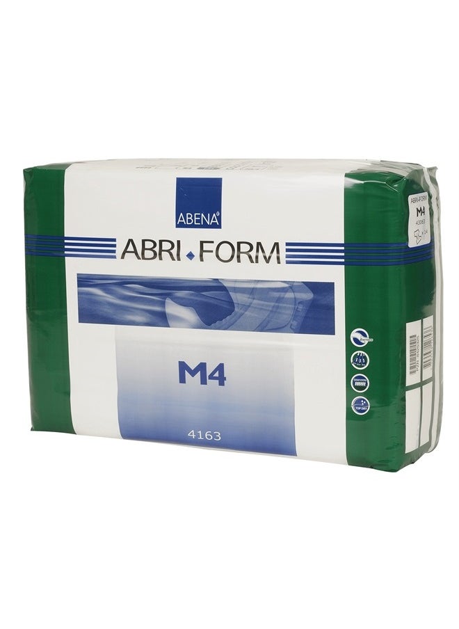 Abena Abri-Form Comfort Plastic-Backed Briefs, Level 4, (Medium To Large Sizes) Medium, 14 Count  - Image 3