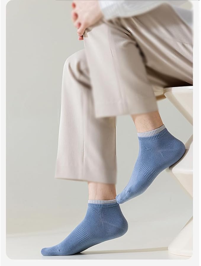REIL RAID Cotton Ankle length Socks 7 Premium Cotton Pairs For Men & Women Stretchable Free Size Anti Odur Sweat Free Anti Slip - Image 3