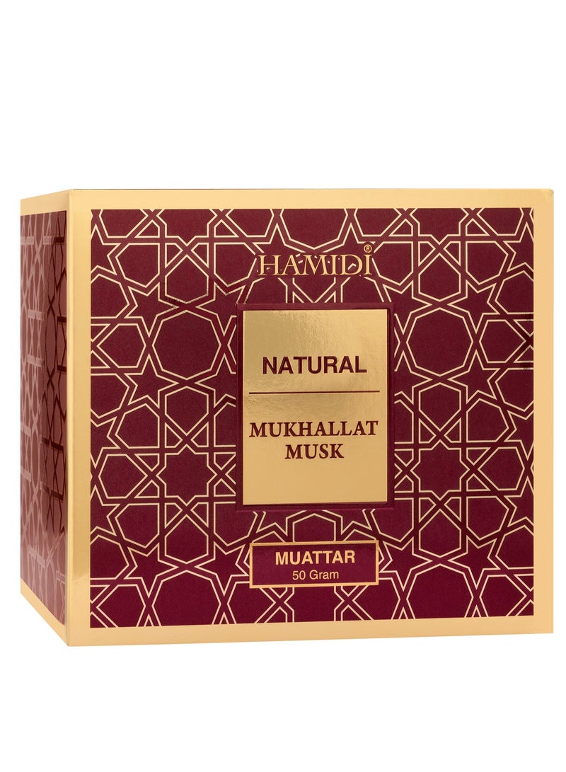 Hamidi Bakhoor Natural Muattar Mukhallat Musk 50gm - Image 2