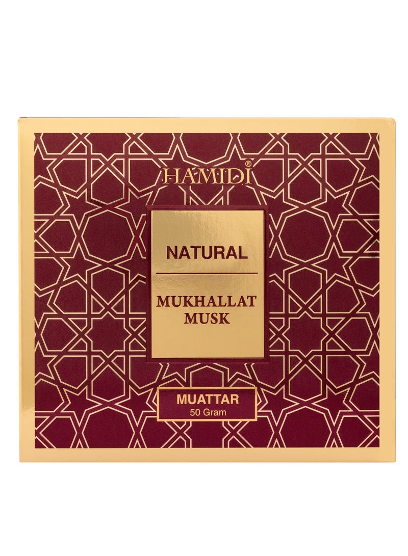 Hamidi Bakhoor Natural Muattar Mukhallat Musk 50gm - Image 3
