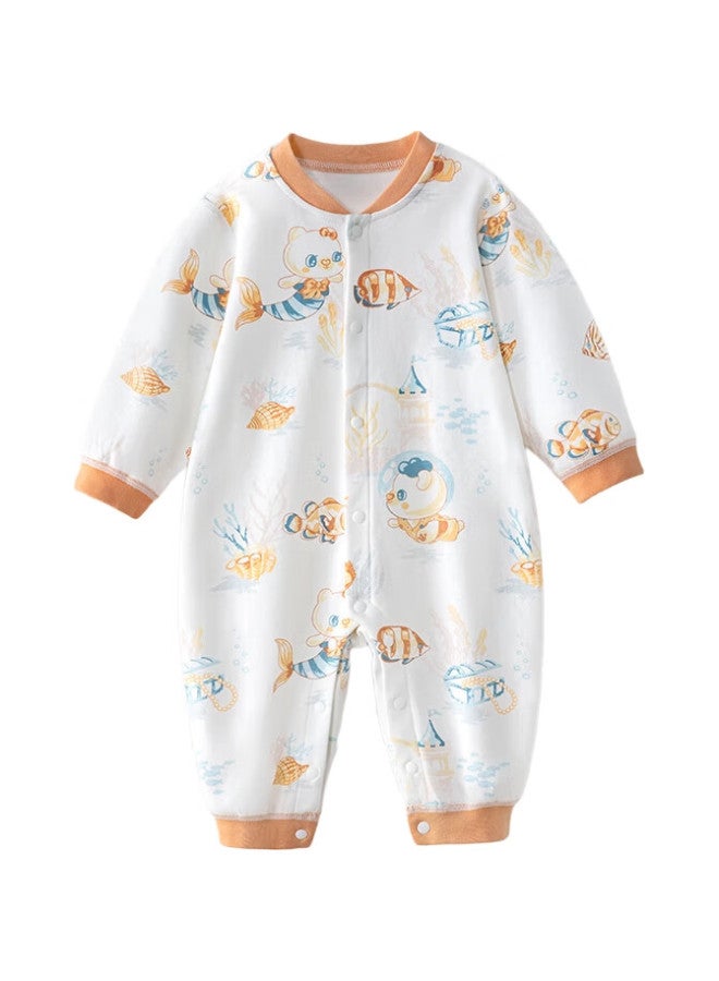 Beptides Baby Clothes, Onesie For Newborns, Spring And Autumn, Seamless Cotton, Adorable Infant Romper, Crawling Suit - Image 2