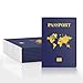 WAHXIAOSW 10 Pcs Kids Passport Book Blank Fake Passport Notebooks for Pretend Travel Party Supplies School Projects TravelThemed Events - Image 3