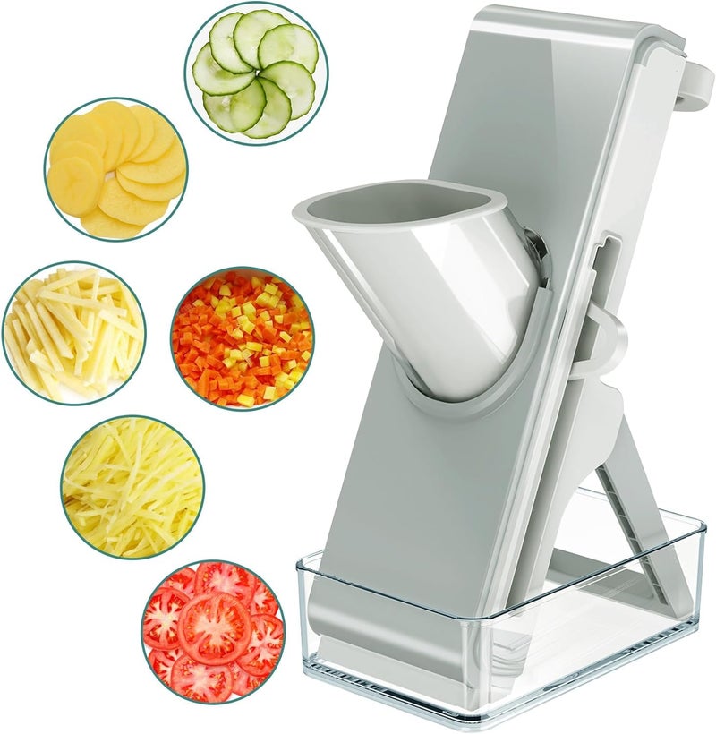Mandoline Slicer Safe Multifunctional Dicer Adjustable Commercial Slicer Machine Stainless Steel Chopper