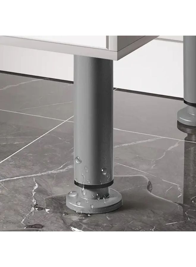 4 قطع أرجل طاولة تلسكوبية عالمية 250-420 ملم قابلة للتعديل مع وسادات مضادة للانزلاق - Image 3