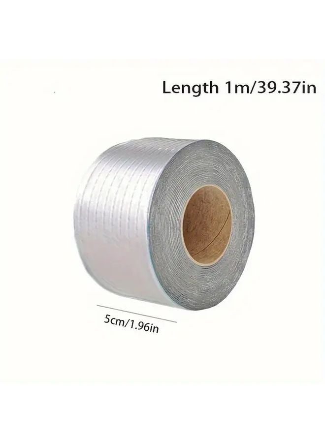 2pcs Self Adhesive Aluminum Foil Waterproof Tape 5cm x 1m Heavy Duty Leak Proof Repair - Image 5