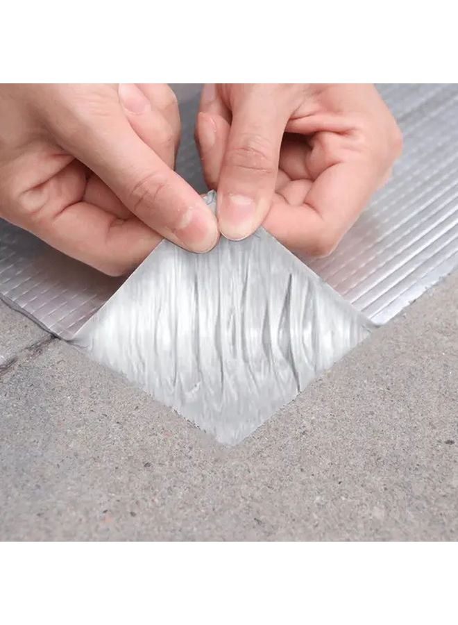 2pcs Self Adhesive Aluminum Foil Waterproof Tape 5cm x 1m Heavy Duty Leak Proof Repair - Image 3