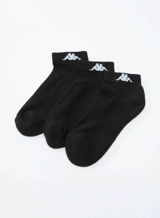 Kappa Set of 3 - Kappa Textured Ankle Length Socks