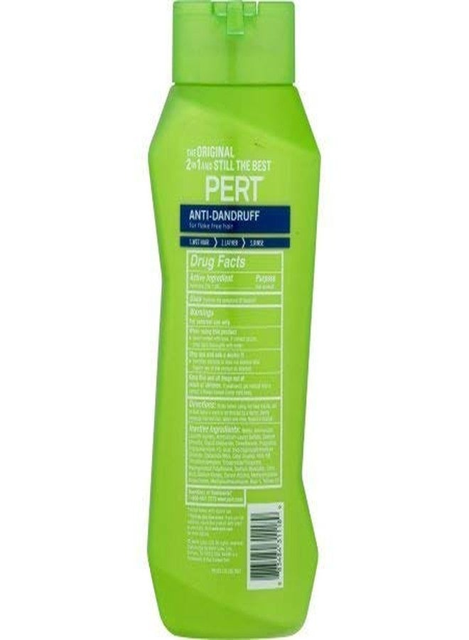 PERT PLUS Anti-Dandruff 2 in 1 Shampoo and Conditioner for Flake Free Hair 13.5 fl (PACK OF 2) - Image 4