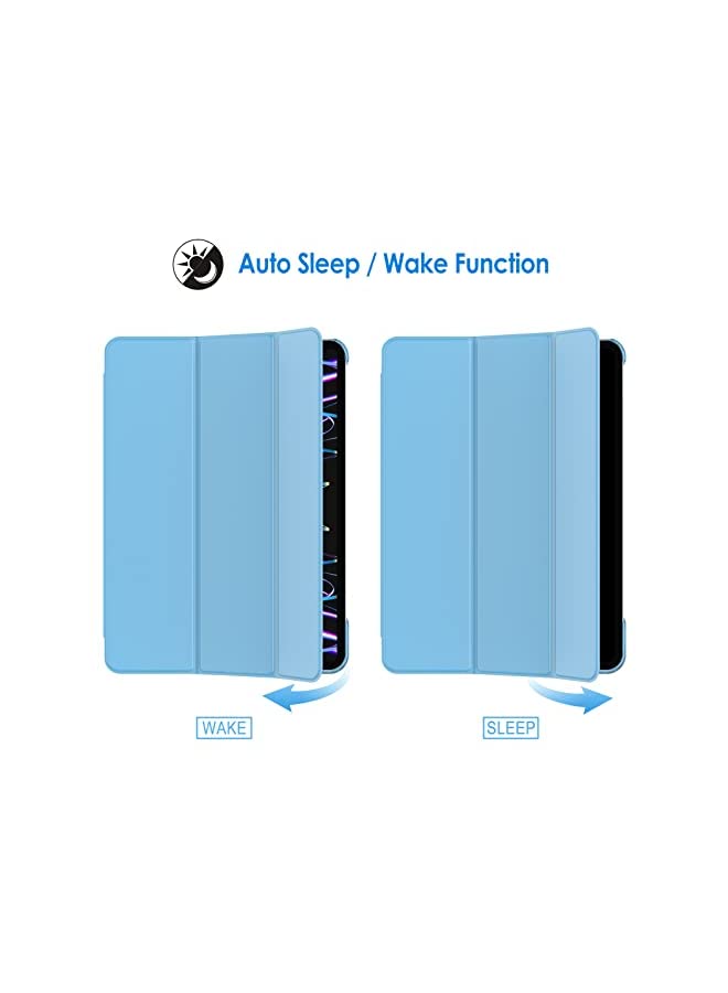 Jetech Case for iPad Pro 11-Inch, 2022/2021/2020/2018 Model, Compatible with Pencil, Cover Auto Wake/Sleep (Blue) - Image 5