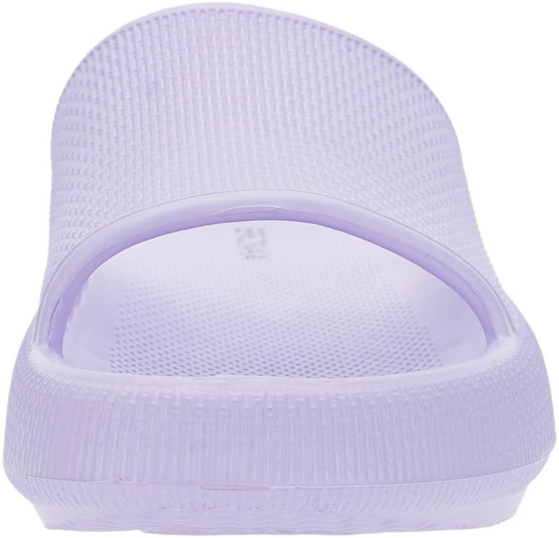 BRONAX Pillow Slippers for Women and Men | House Slides Shower Sandals | Cushioned Thick Sole 40-41 Light Purple - Image 4